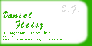 daniel fleisz business card